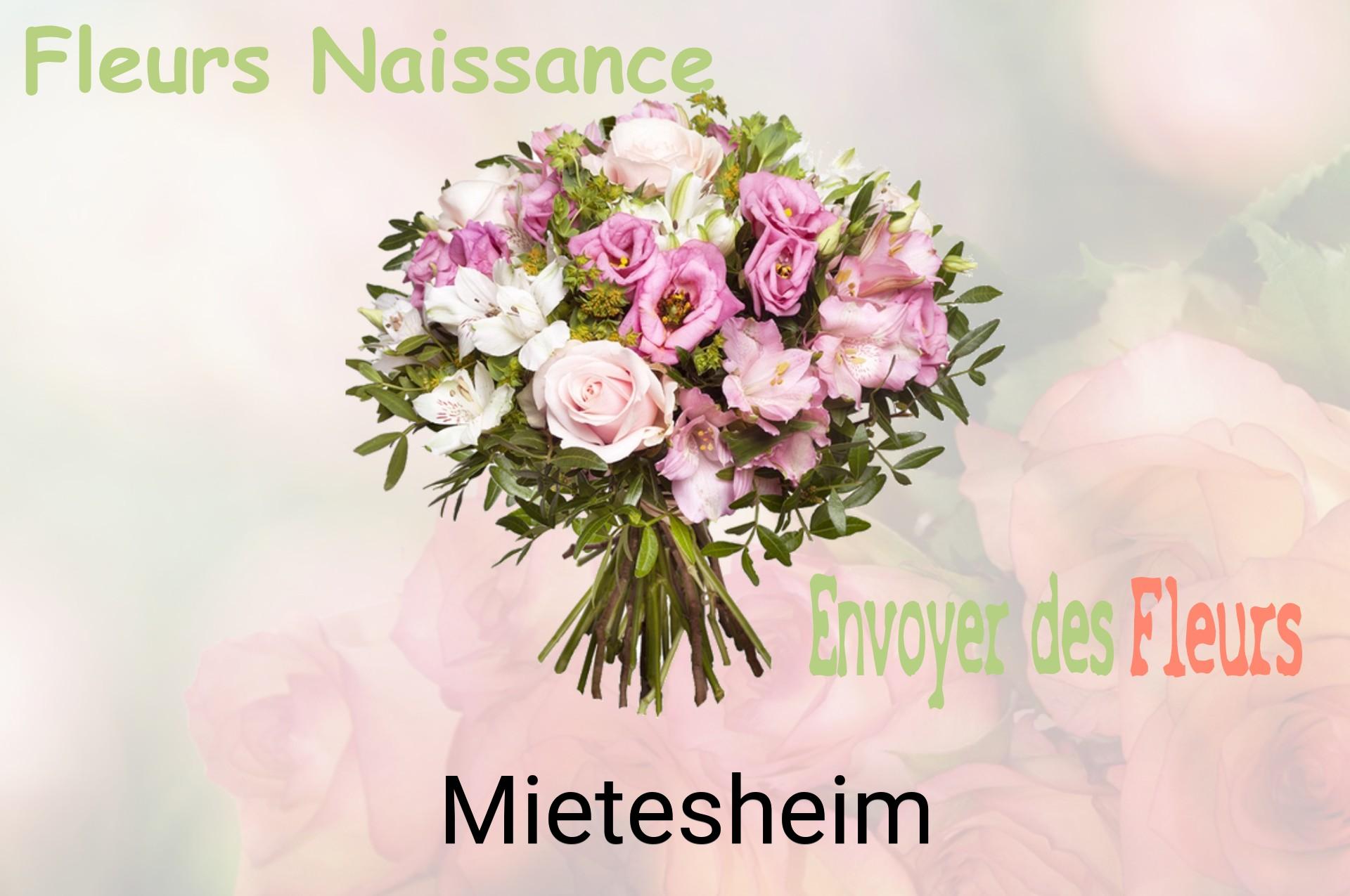 Bouquet de fleurs de naissance livré à Mietesheim